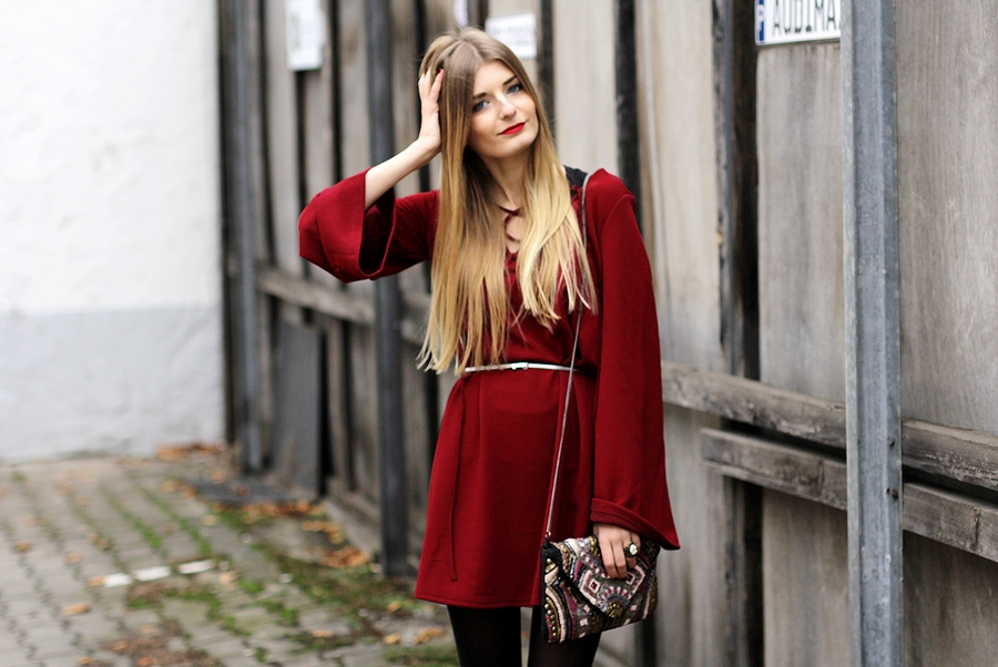 Rotes Kleid Outfit Blog 5